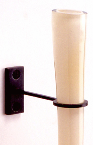 White Wall Vase Detail